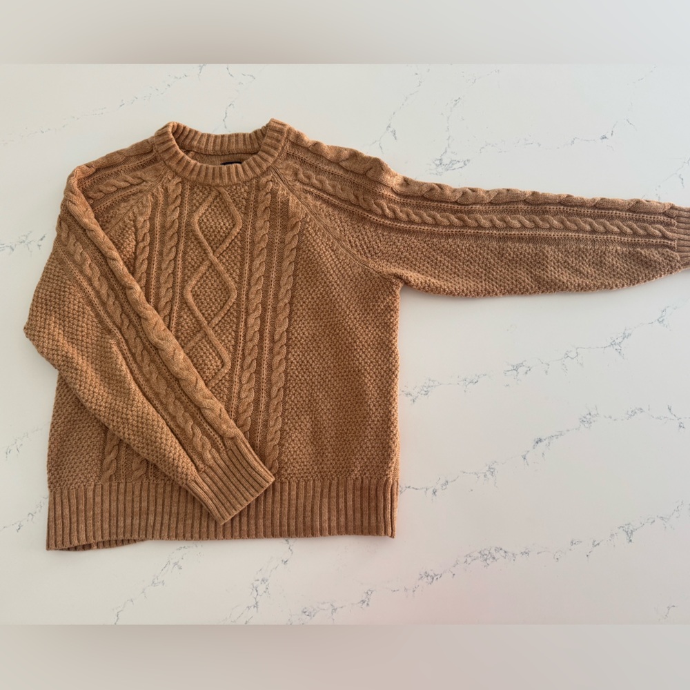 GAP Cable Knit Tan Sweater